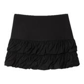 季 黑色高腰双层蛋糕裙半身裙 法式 末7折SANDRO2025秋冬新款 女装