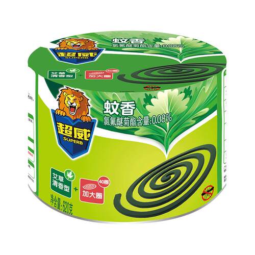 艾草清香加大驱蚊灭蚊盘香40圈