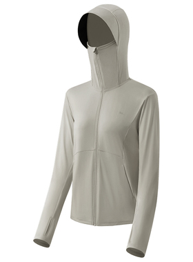 蕉下修身立领防晒衣AL819收腰女显瘦运动外套短款冰丝凉感防晒服