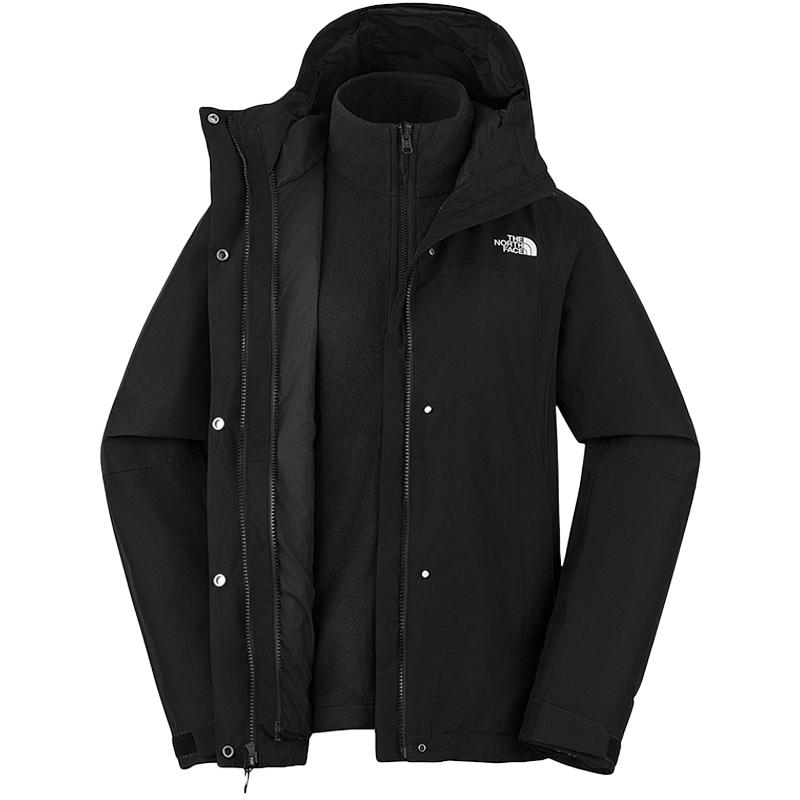 TheNorthFace北面女Sangro抓绒内胆三合一冲锋衣防水户外秋冬8CK3