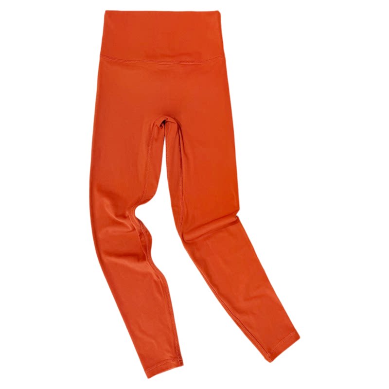 claragirls女童裸感瑜伽裤磨毛莱卡高弹运动裤26春儿童紧身打底裤