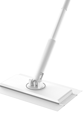 妙洁洗脸巾夹布拖把懒人夹抹布2025新款家用干湿一拖静电除尘纸净