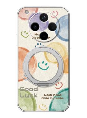 适用oppoFindx9pro手机壳findx8防摔findx7/findx6新款Findx5磁吸支架findx3女款卡通可爱小羊皮防摔泡泡笑脸