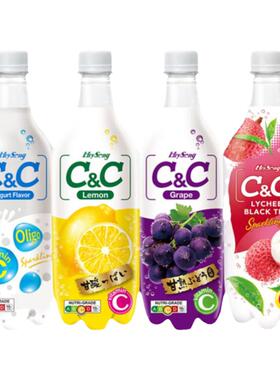 4瓶8瓶中国台湾黑松CC汽水碳酸果味饮料葡萄柠檬荔枝红茶味补维CC