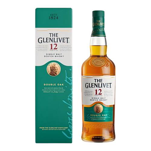 Glenlivet/格兰威特12年双桶750苏格兰斯佩塞单一麦芽威士忌洋酒