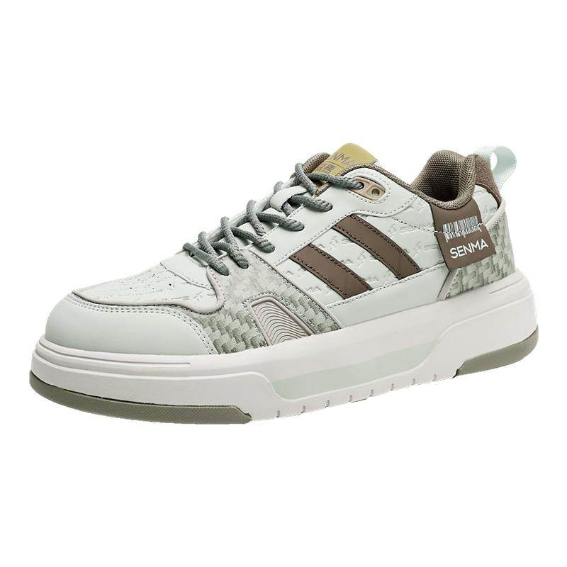 SENMA/森马2025新款男士薄荷曼波板鞋时尚百搭潮流低帮情侣小白鞋,流行男鞋,休闲板鞋,淘宝优惠券,粉丝福利购,淘宝优惠卷