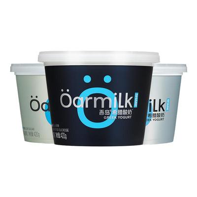 Oarmilk吾岛0脂无蔗糖希腊酸奶420g装风味希腊酸牛奶益生菌发酵乳