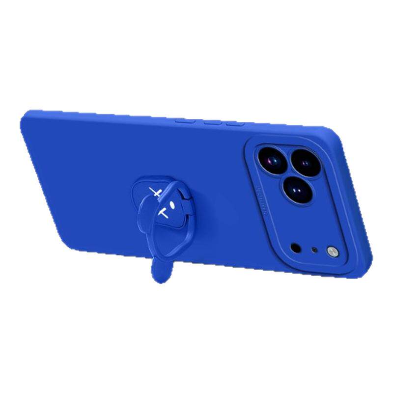 暴力熊支架适用苹果18promax手机壳新款iPhone17保护套高级感16全包防摔15plus液态硅胶14男女13软xsmax外12