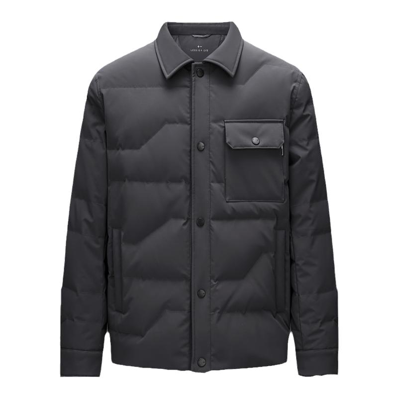 【三防面料】利郎青年商务羽绒服2025冬季保暖轻薄外套男Q4DBR001
