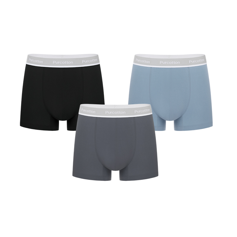 全棉时代男士抗菌网眼速干内裤