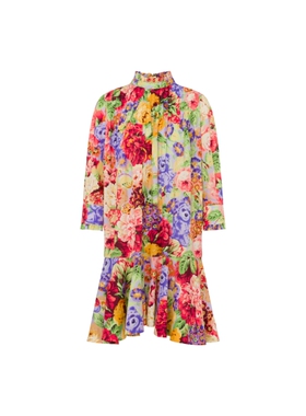 Moschino/莫斯奇诺  女士印花棉府绸连衣裙