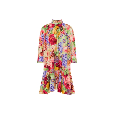Moschino/莫斯奇诺  女士印花棉府绸连衣裙