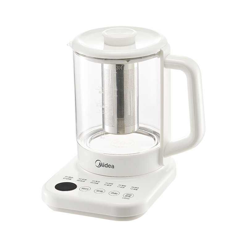 美的养生壶炖煮一体小型办公室全纯玻璃电热水壶烧水壶花茶煮水壶,厨房电器,养生壶/煎药壶/养生杯,淘宝优惠券,粉丝福利购,淘宝优惠卷