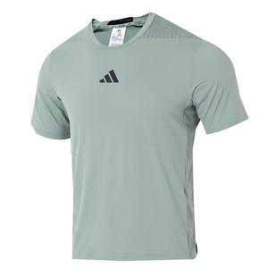 清风快干透气健身运动短袖 新款 T恤JI8187 夏季 adidas阿迪达斯男装