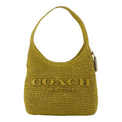 蔻驰 Coach Brooklyn 28 编织草编单肩包