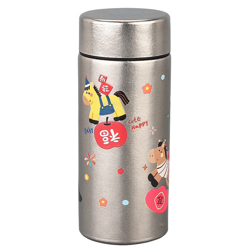 纯钛迷你保温杯男女便携随行水杯2026马上发财茶水分离高档口袋杯,餐饮具,保冷/保温杯,淘宝优惠券,粉丝福利购,淘宝优惠卷