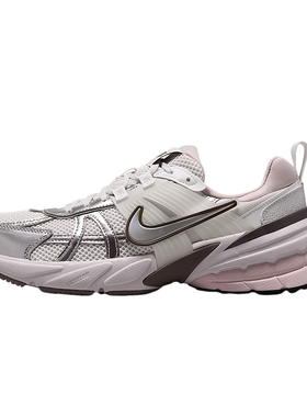 NIKE耐克女鞋V2K RUN灰网面复古百搭厚底老爹鞋跑步鞋FD0736-010