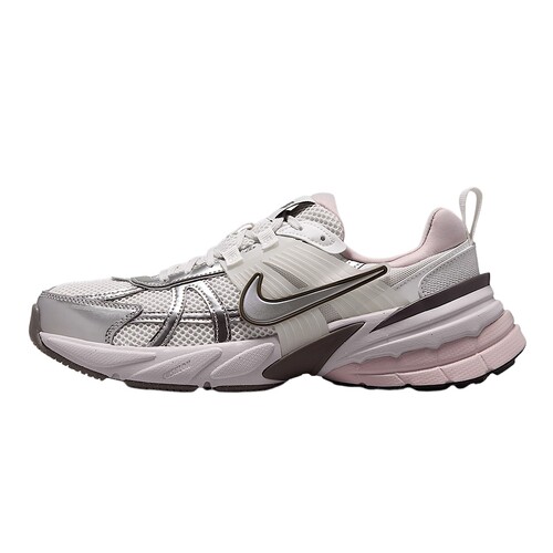 NIKE耐克女鞋V2K RUN灰网面复古百搭厚底老爹鞋跑步鞋FD0736-010