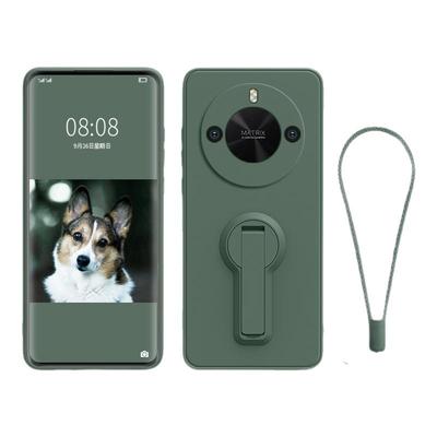 支架旋转适用华为荣耀x60手机壳新款x50i+保护套honorx40gt的液态硅胶30max全包防摔男女x20se外壳简约带手绳