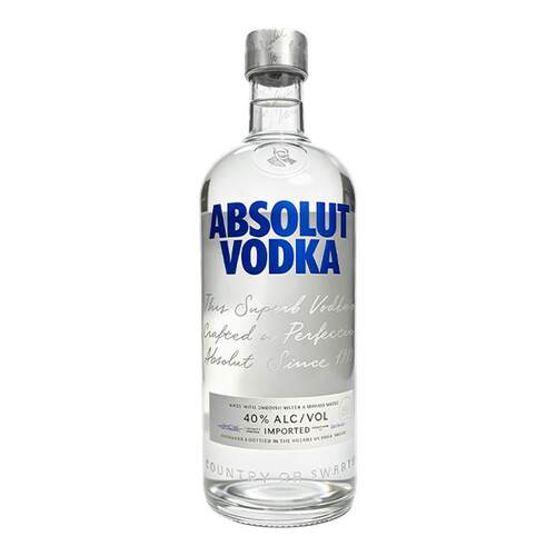 绝对伏特加经典原味原装进口洋酒基酒配制酒1000ml