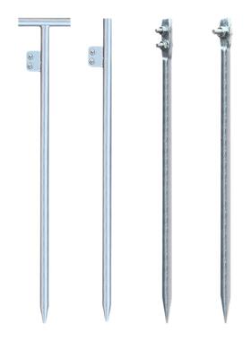 镀锌接地针家用避雷新能源汽车充电桩丁字焊板双孔农村地线接地棒