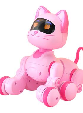智能机器遥控猫玩具可编程特技唱歌跳舞仿真宠物狗儿童生日礼物女