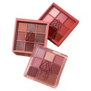 3CE九宫格九色眼影盘哑光大地色裸砂粉新手眼影橘棕盘正品 旗舰店