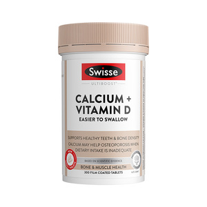 斯维诗钙片维生素D150粒成人儿童中老年人适用全家补钙温和好吸收