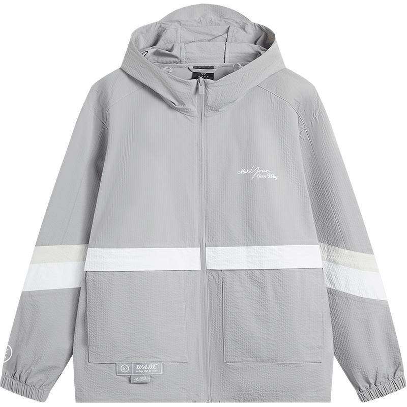 李宁防晒衣男士春夏夏季韦德运动风衣原纱冰丝防晒服宽松透气外套