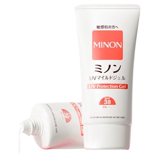 minon蜜浓敏感肌防晒乳婴儿可用清透高倍防晒隔离户外70ml 新品