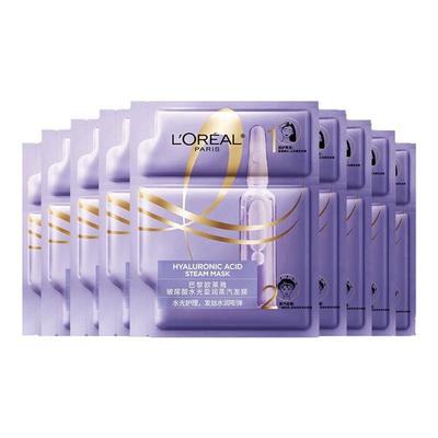 欧莱雅发膜焗油护理顺滑改善毛躁干枯蓬松保湿玻尿酸蒸汽发膜帽