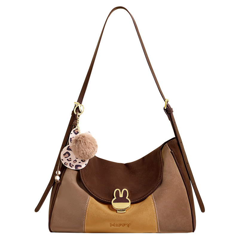 米菲大容量托特包复古拼色单肩hobo包气质百搭通勤腋下包斜挎包包,箱包皮具/热销女包/男包,通用款女包,淘宝优惠券,粉丝福利购,淘宝优惠卷