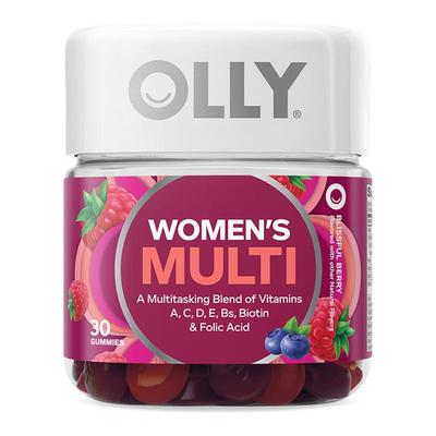 【百亿补贴】OLLY女性复合维生素软糖30粒多维C生物素护发尝鲜装