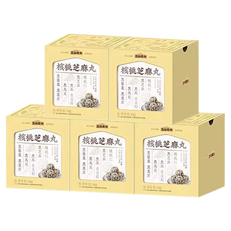 五谷磨房小天才核桃芝麻丸图片