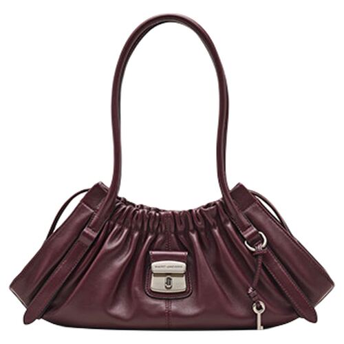 【折扣】MARC JACOBS/莫杰 CRISTINA 中号羊皮柔软褶皱肩背包