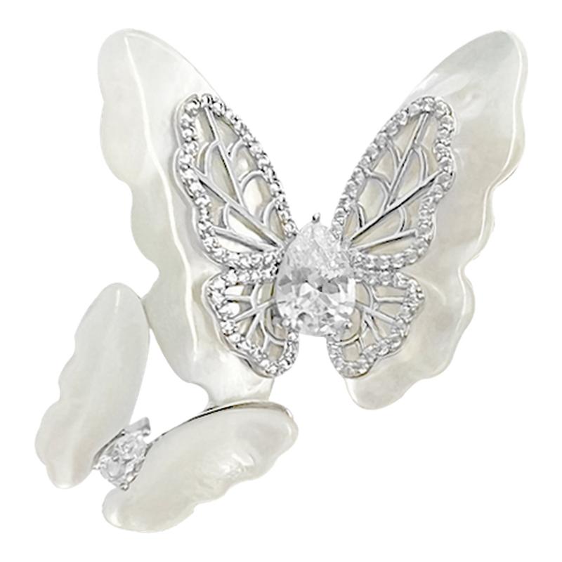 素雅蝴蝶胸针高端精致