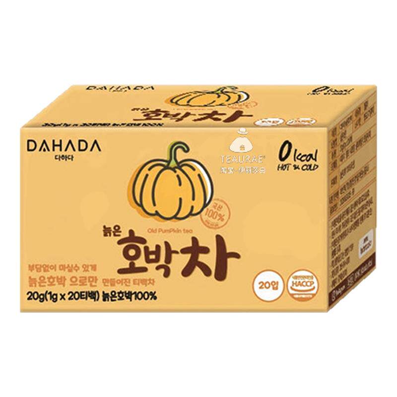 韩国DAHADA南瓜红豆水养生茶玉米须冷泡茶康普茶草莓洛神花柚子茶
