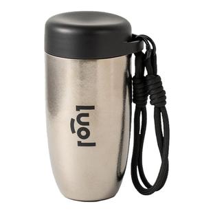 LUOL噜噢纯钛保温杯双层全钛杯女咖啡泡茶杯便携车载钛随行水杯