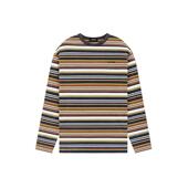 T恤简约宽松休闲 航海风条纹长袖 热销补货 WE11DONE男女同款