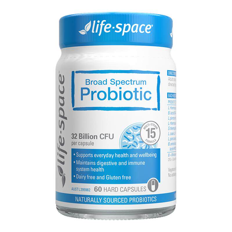 lifespace成人广谱320亿益生菌胶囊调理肠胃养护60粒