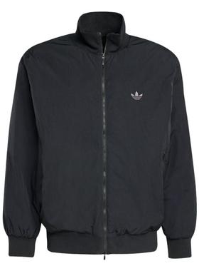 adidas 阿迪达斯三叶草男子运动休闲立领飞行员外套棉服JX7783