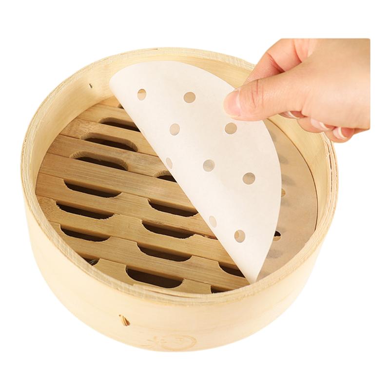 蒸笼纸食品级家用蒸包子专用垫纸蒸屉布垫子蒸馒头垫布一次性油纸