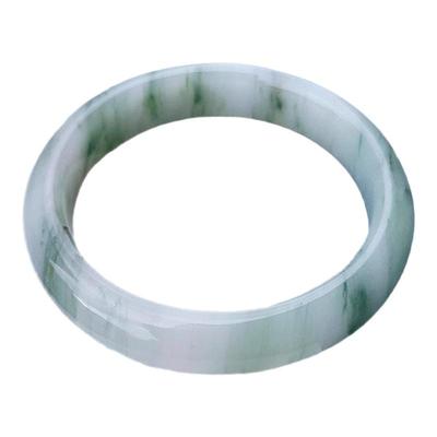 玉眸印象天山雪翠手镯送证书