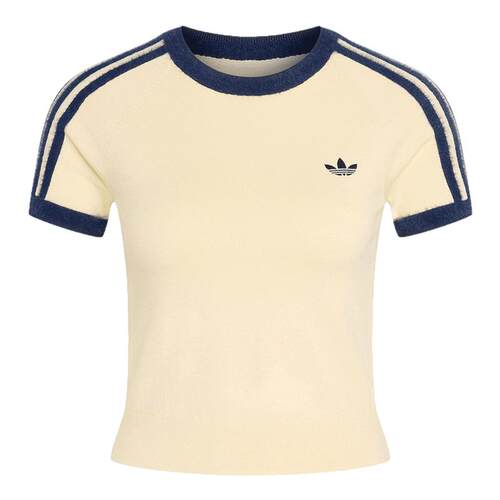 劲浪体育adidas阿迪达斯三叶草女子运动休闲短袖T恤KS7376