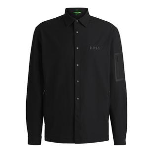 长袖 运动风弹力宽松版 外套衬衫 男士 型外套衬衫 BOSS博斯