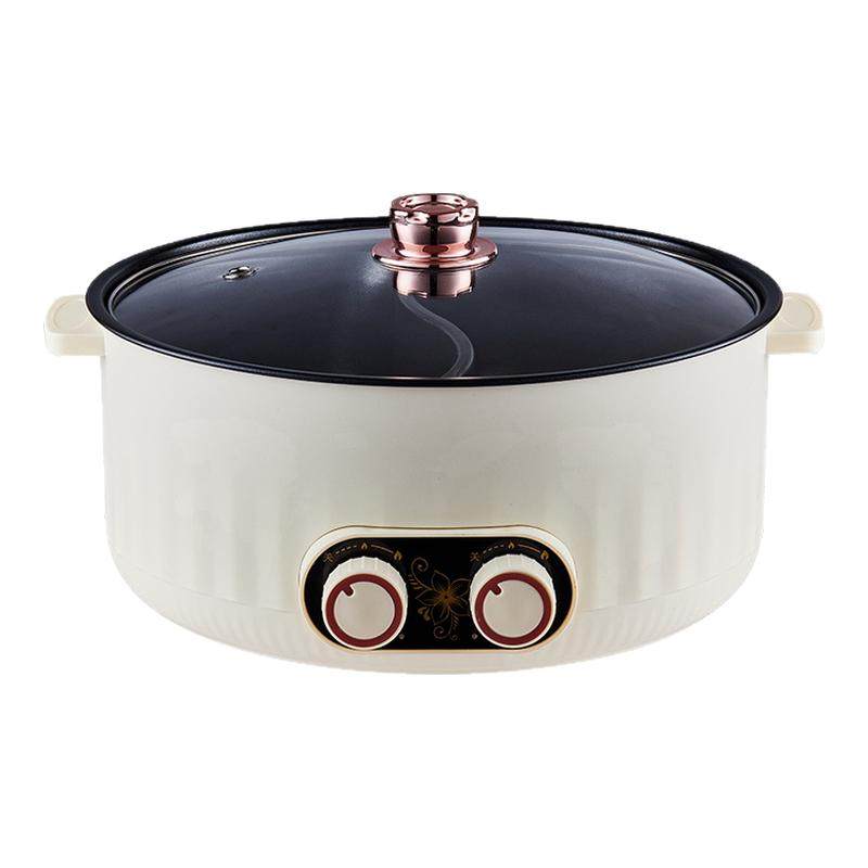 英国鸳鸯锅火锅家用电热火锅多功能一体电炒锅大容量宿舍电煮锅,厨房电器,电热火锅/煎锅,淘宝优惠券,粉丝福利购,淘宝优惠卷