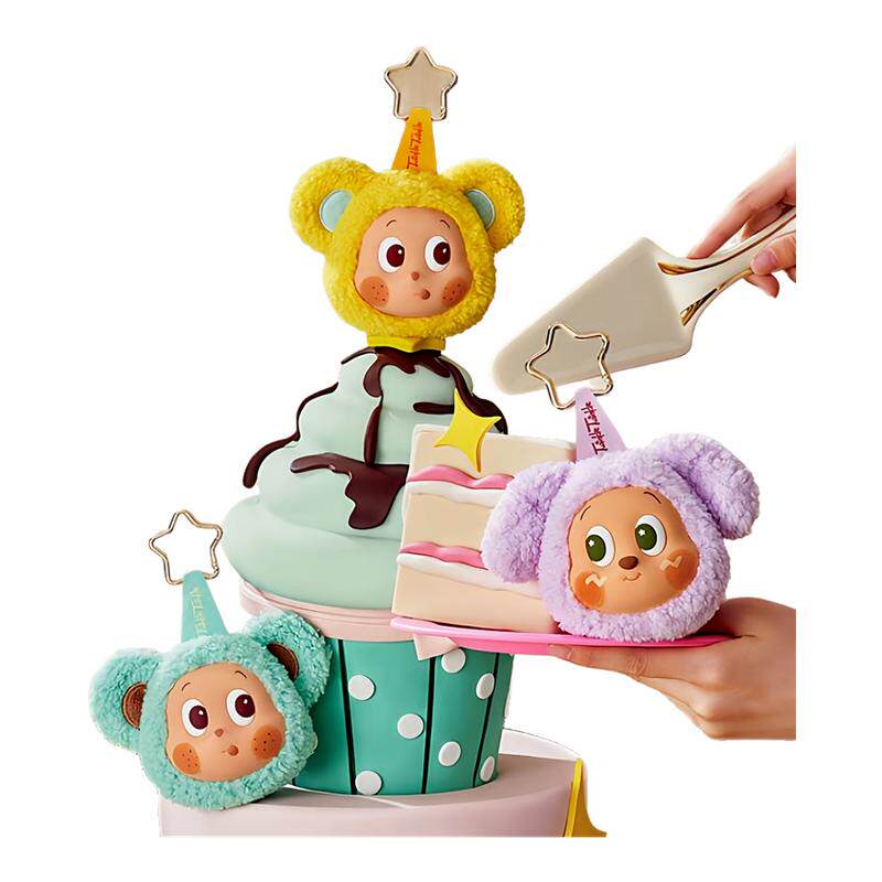 壹号POPMART泡泡玛特星星人美味时刻系列耳机包盲盒周边礼物