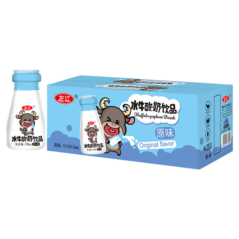 左江水牛酸奶饮品130ml*10盒整箱常温经典原味发酵型饮料儿童早餐,咖啡/麦片/冲饮,调制乳（风味奶）,淘宝优惠券,粉丝福利购,淘宝优惠卷