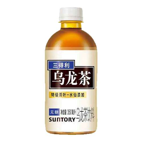 三得利无糖乌龙茶饮料350ml*12瓶