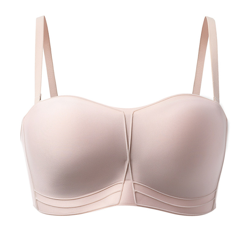 古今拆卸肩带内衣美背无痕无钢圈聚拢送女友礼物抹胸大U露背文胸